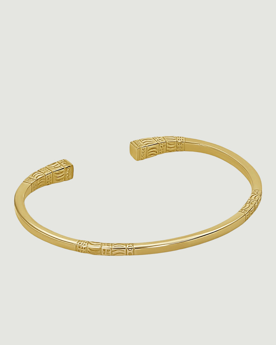 HERY - carré - bracelet gold en vermeil 24kt
